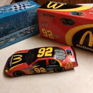Tony Stewart #92 McDonalds 2004 RCCA 1/24 Diecast Car - 1 of ONLY 600 - 1:24
